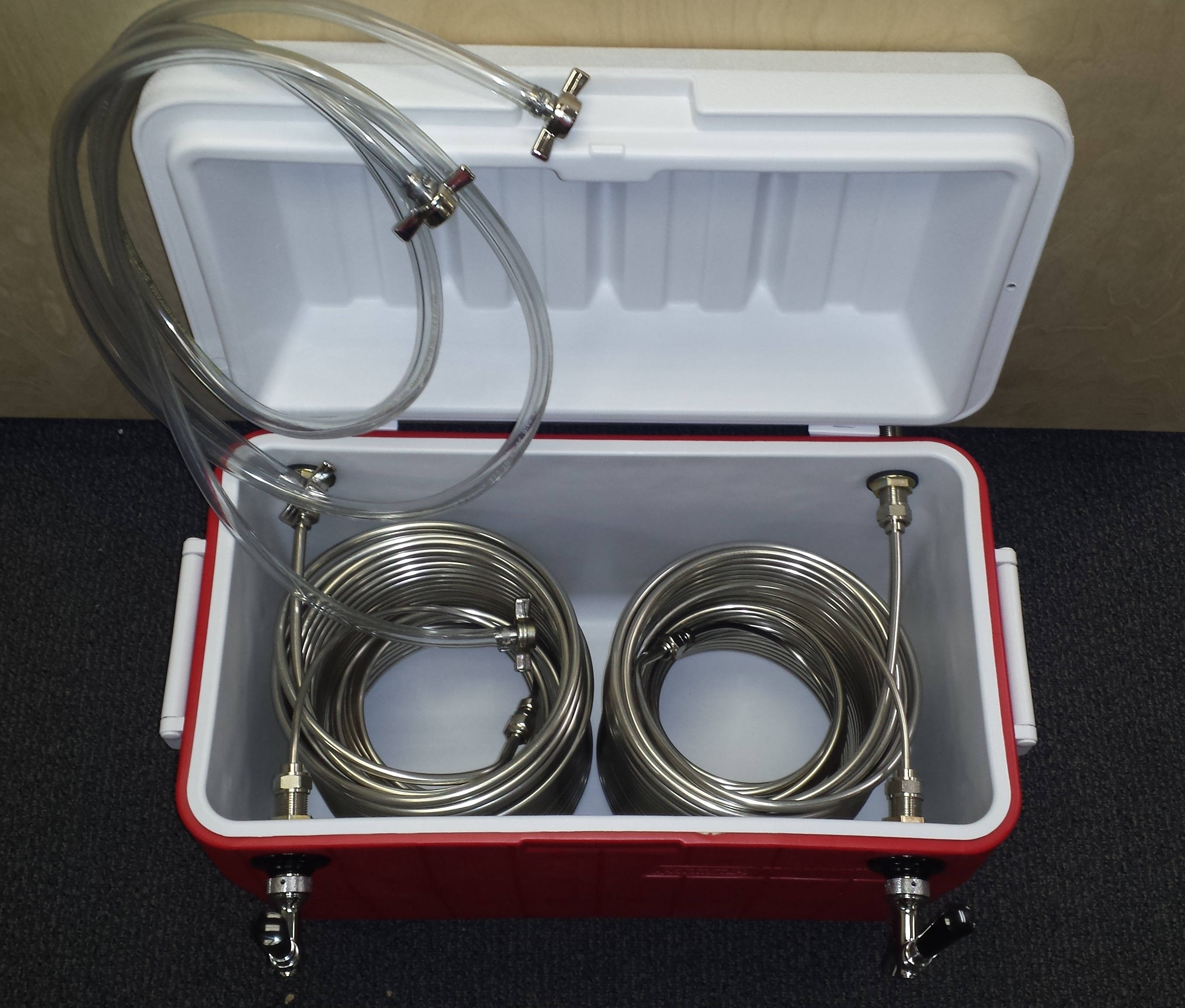 Two Tap Jockey Box with 120' coils Maurer Sales