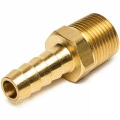 Brass CO2 1/4 MPT X 1/4 Hose Barb