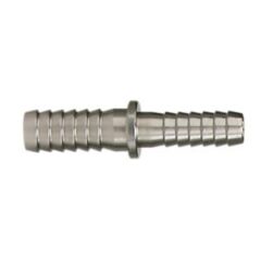 304 Stainless Steel 3/16" x 1/4" Barbed Straight Splicer