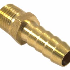 Brass CO2 1/4 MPT X 3/8 Hose Barb