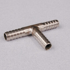 304 Stainless Steel 1/4" Barbed Tee