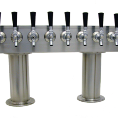 4 Inch Double Pedestal Beer Tower