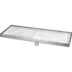 Stainless Steel 15x5 Drip Tray with Drain