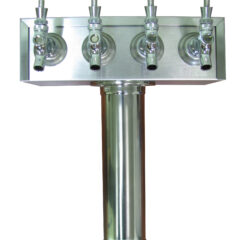 4 Faucet Draft Beer T-Tower