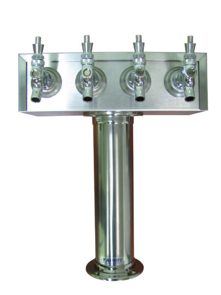 4 Faucet Draft Beer T-Tower